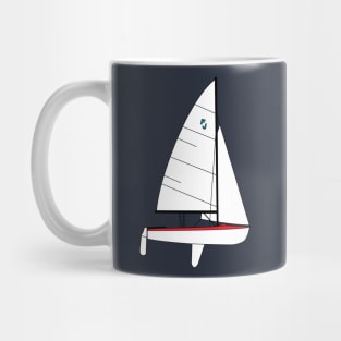 International Flying Junior Sailboat Mug